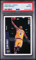 1996 Upper Deck Collector's Choice Kobe Bryant RC #267 PSA 8