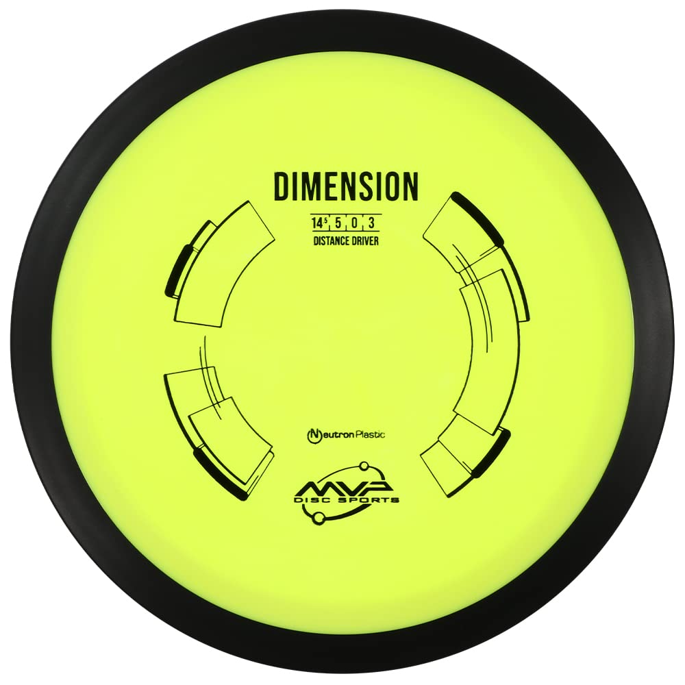 MVP Disc Sports Neutron Dimension Disc Golf Distance Driver (Colors May Vary)