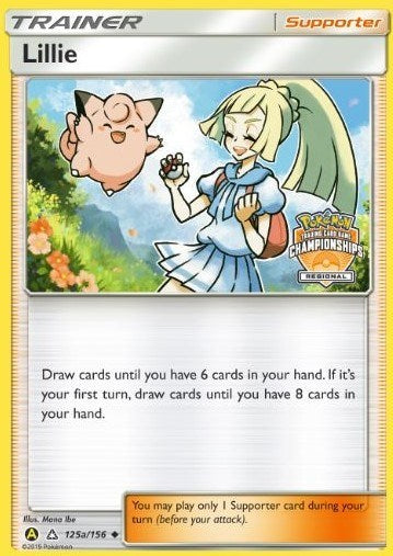 Lillie - 125a/156 (Regional Championships) - 125a/156 - (League & Championship Cards)