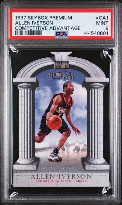 1997 Skybox Premium Competitive Advantage Allen Iverson #CA1 PSA 9