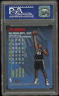 1997 Topps Chrome Basketball Destiny Tim Duncan Refractor PSA 10 #D8