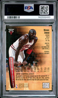 1997 Topps Finest Michael Jordan Show Stoppers #271 With Coating PSA 8