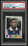 1998 Panini France '98 World Cup Stickers Thierry Henry #172 PSA 8