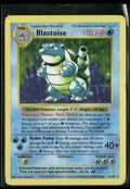1999 Pokemon Base Set Shadowless Holofoil Blastoise 2/102 MP