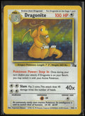 1999 Pokemon Fossil Dragonite Holo Rare 4/62 LP