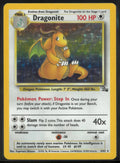 1999 Pokemon Fossil Unlimited Holofoil Rare Dragonite 4/62