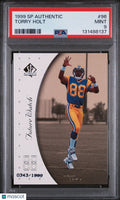 1999 UD SP Authentic Future Watch Torry Holt /1999 PSA 9