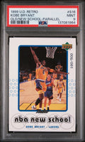 1999 Upper Deck Retro Old New School Parallel Kobe Bryant /500 PSA 9