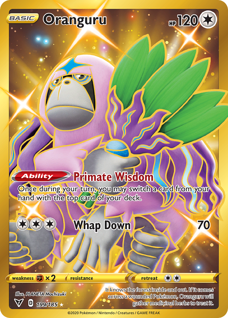 Oranguru 199 185 Vivid Voltage Holofoil
