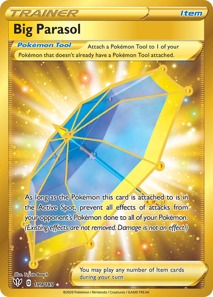Big Parasol 199 189 Darkness Ablaze Holofoil