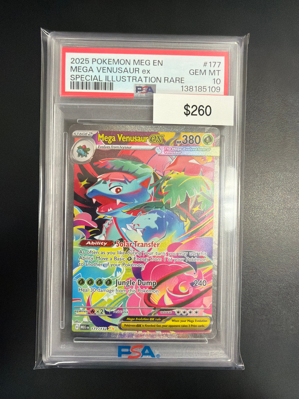 Pokemon Mega Venusaur EX #177/132 PSA 10