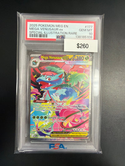 Pokemon Mega Venusaur EX #177/132 PSA 10