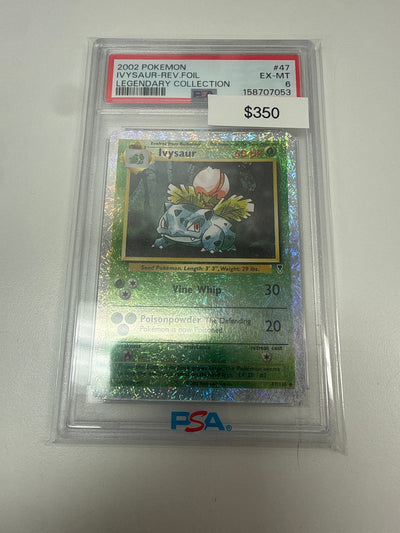 Pokemon Ivysaur Rev Holo PSA 6