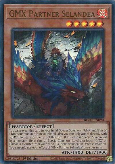 GMX Partner Selandea - BLZD-EN090 - Ultra Rare - 1st Edition