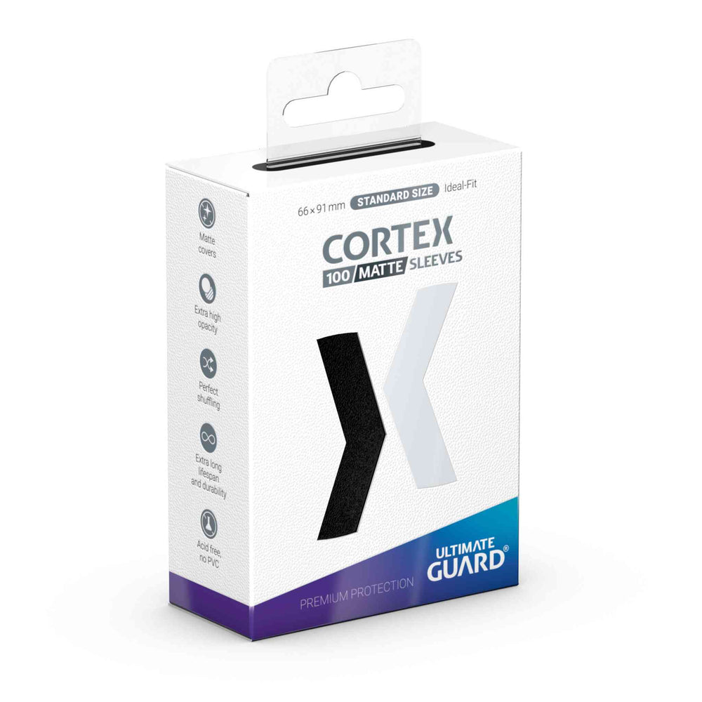 Ultimate Guard Cortex Matte Sleeves - Standard Size - 100ct - Black