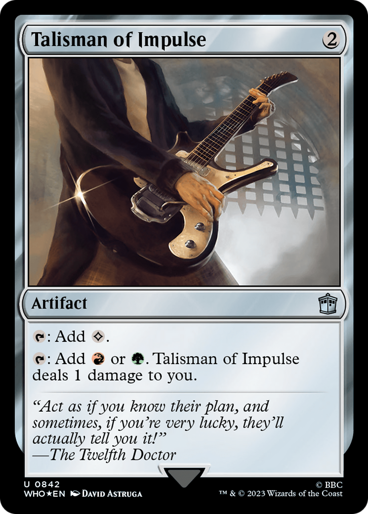 Talisman of Impulse (WHO-842) - Doctor Who Foil