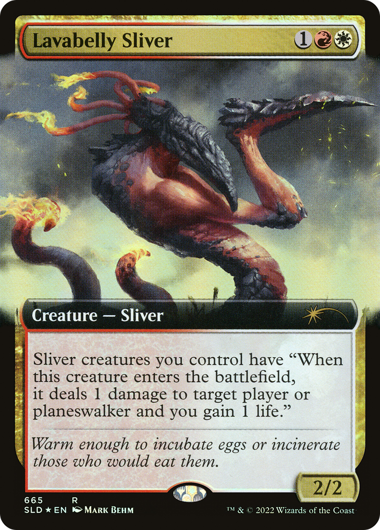 Lavabelly Sliver (SLD-665) - Secret Lair Drop: (Extended Art) Foil