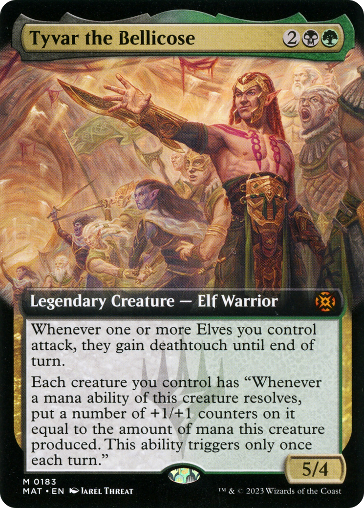 Tyvar the Bellicose (MAT-183) - March of the Machine: The Aftermath: (Extended Art) Foil