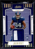 2023 Panini Absolute Jalin Hyatt #ARM-23 Rookie Patch /99