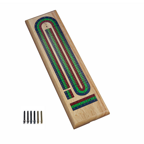 Cribbage - 3-Track - Colored - Red/Blue/Green