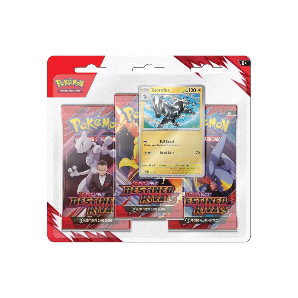 Pokemon Scarlet & Violet Destined Rivals 3-Pack Blister Pack