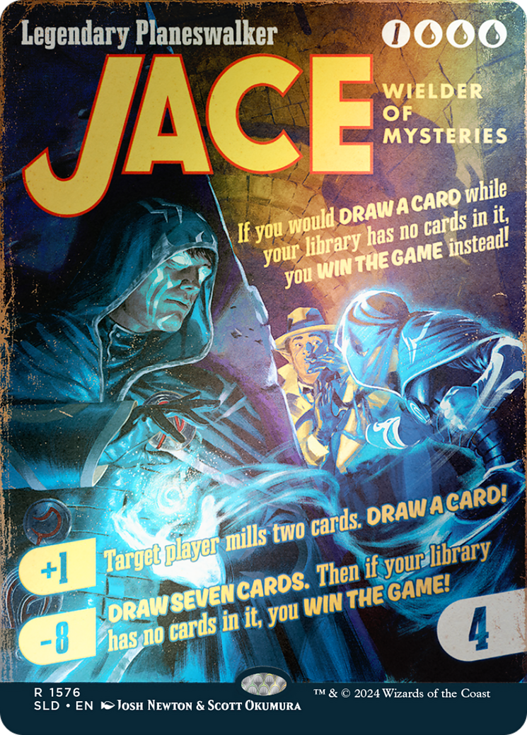 Jace, Wielder of Mysteries (SLD-1576â˜…) - Secret Lair Drop (Borderless) Foil