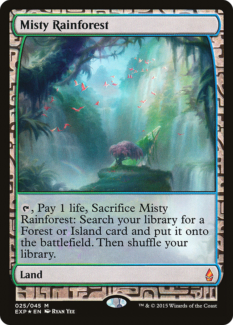 Misty Rainforest (EXP-025) - Zendikar Expeditions Foil