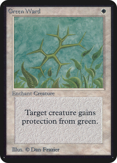 Green Ward (LEA-020) - Limited Edition Alpha