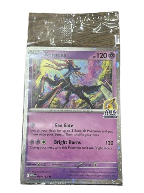 Xerneas 064/132 Asia Promo Stamp - Sealed
