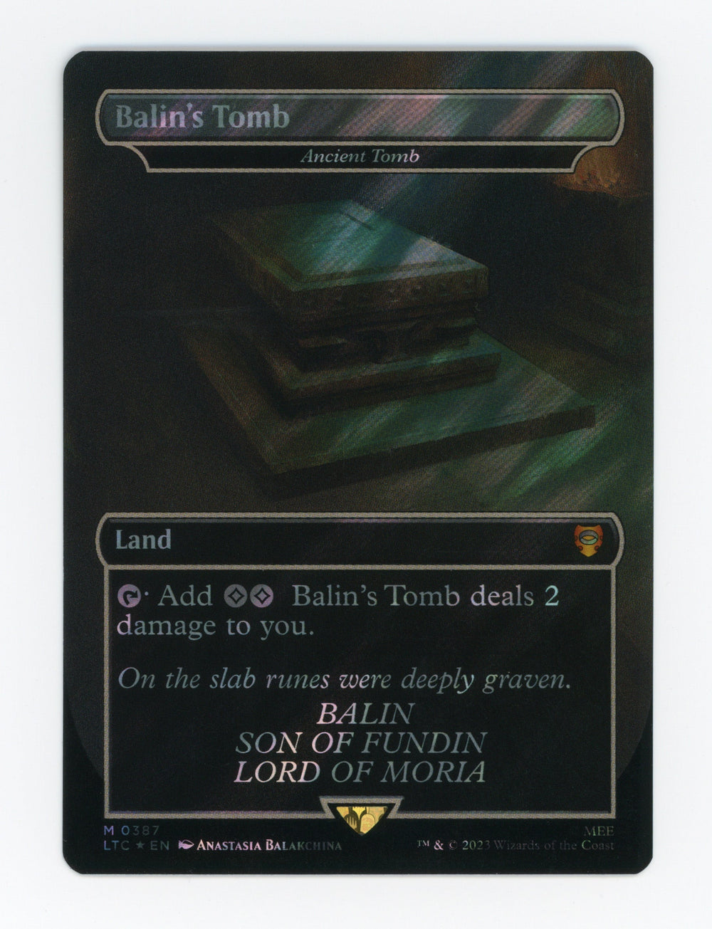Balin's Tomb - Ancient Tomb — Borderless|Realms and Relics|Surge Foil — ID 17820