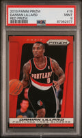 2013 Panini Prizm - #19 - Damian Lillard - Red Prizm Target Exclusive - PSA Graded Card