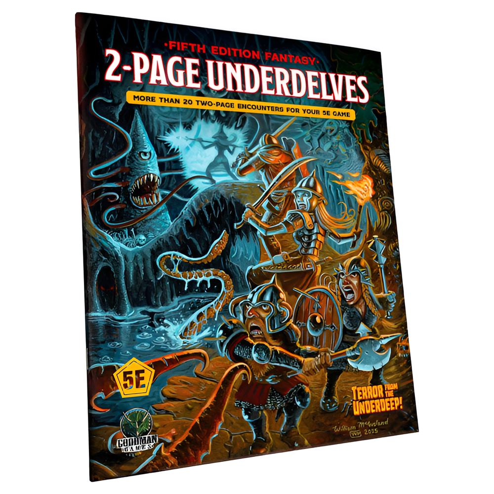 D&D 5E: Adventure: 2-Page UnderDelves