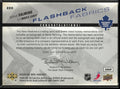 2000-09 Upper Deck SPX Flashback Fabrics Autograph Borje Salming Auto Patch