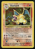 2000 Pokemon Base Set 2 Holo Rare Charizard 4/130 LP