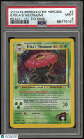 2000 Pokemon Gym Heroes Erika's Vileplume Holo-1st Edition PSA 9 Has Crack