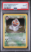 2000 Pokemon Rocket Dark Arbok Holo 1st Edition PSA 8 2/82