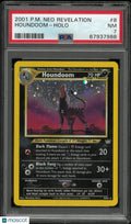 2001 Pokemon Neo Revelation Houndoom Holo 8/64 PSA 7