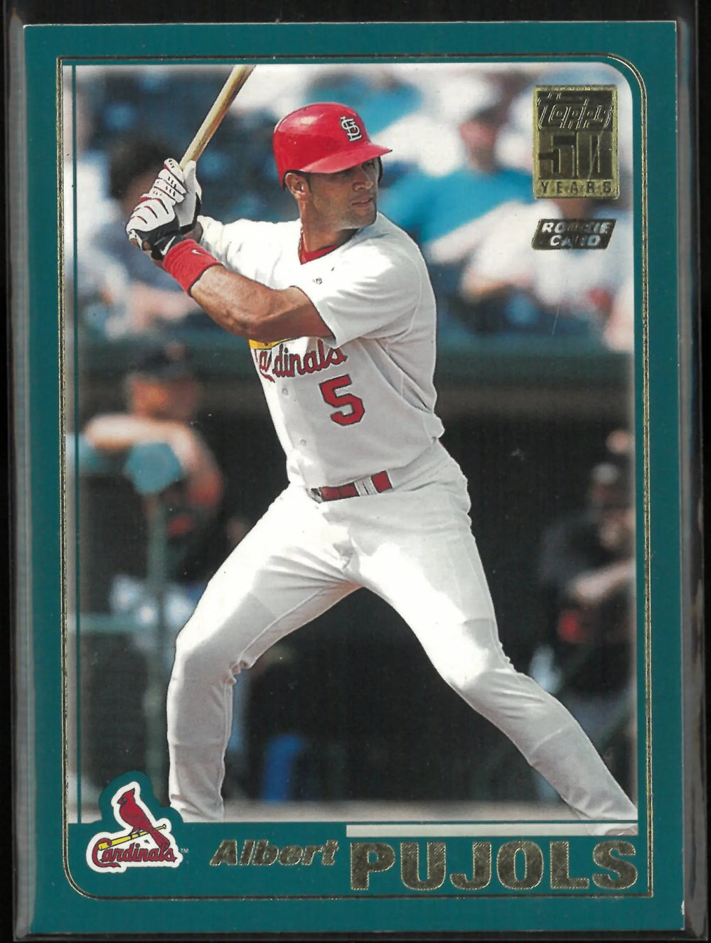 2001 Topps 50 Years Rookie Albert Pujols RC