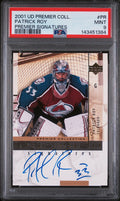 2001 Upper Deck Premier Collection Premier Signature Autograph Patrick Roy PSA 9