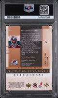 2001 Upper Deck Premier Collection Premier Signature Autograph Patrick Roy PSA 9