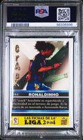 2003 Mundi Cromo Las Fichas De La Liga Ronaldinho #161 PSA 9