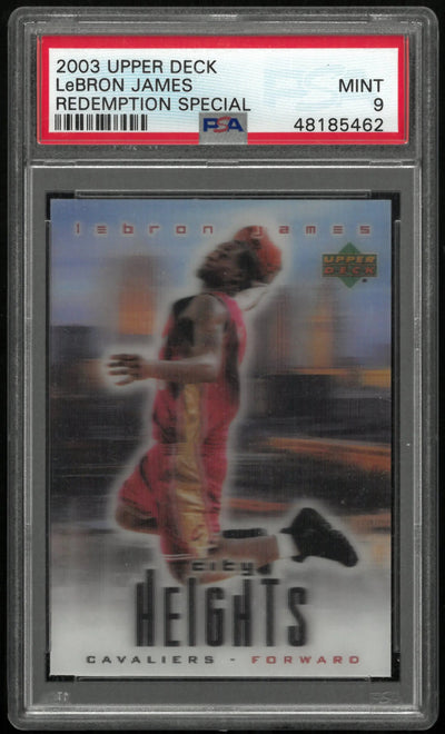2003 Upper Deck Redemption Special Rookie LeBron James RC PSA 9