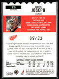 2004-05 Topps Pristine Gold Refractor Curtis Joseph /33 #79 Red Wings