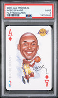 2004 All Pro Deal Playing Cards Kobe Bryant PSA 9 LAKERS