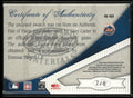 2004 Leaf Donruss Fabric of the Game Autograph Gary Carter Patch Auto /8