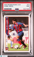 2004 Mundicromo Liga Rookie Lionel Messi RC #617 PSA 9 F.C. Barcelona
