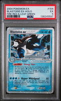 2004 Pokemon EX Fire Red & Leaf Green Blastoise EX Holo PSA 5 104/112