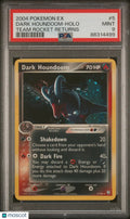 2004 Pokemon EX Team Rocket Returns Dark Houndoom Holo PSA 9 5/109