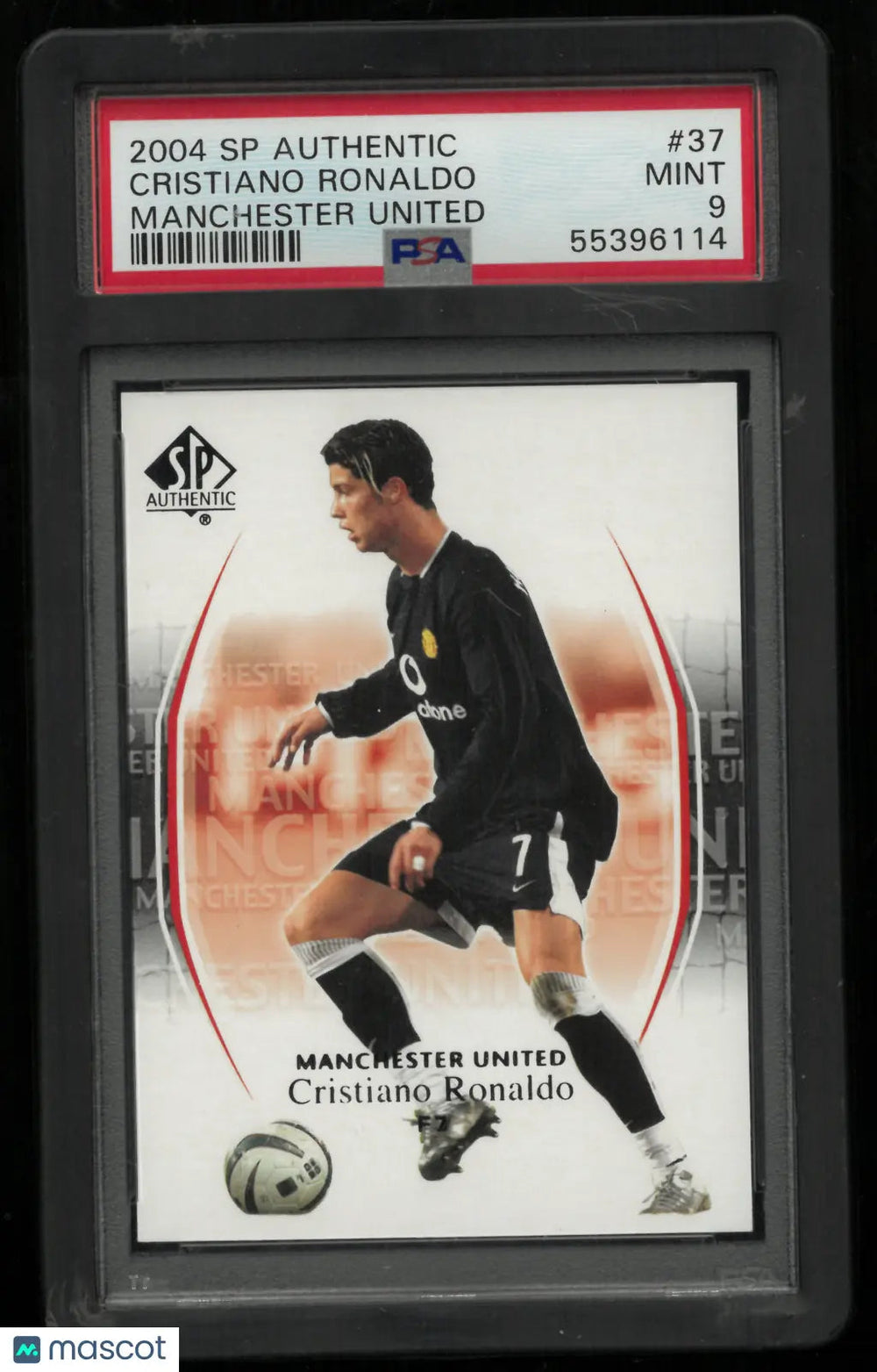 2004 Upper Deck SP Authentic Manchester United Cristiano Ronaldo PSA 9
