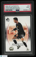 2004 Upper Deck SP Authentic Manchester United Cristiano Ronaldo PSA 9